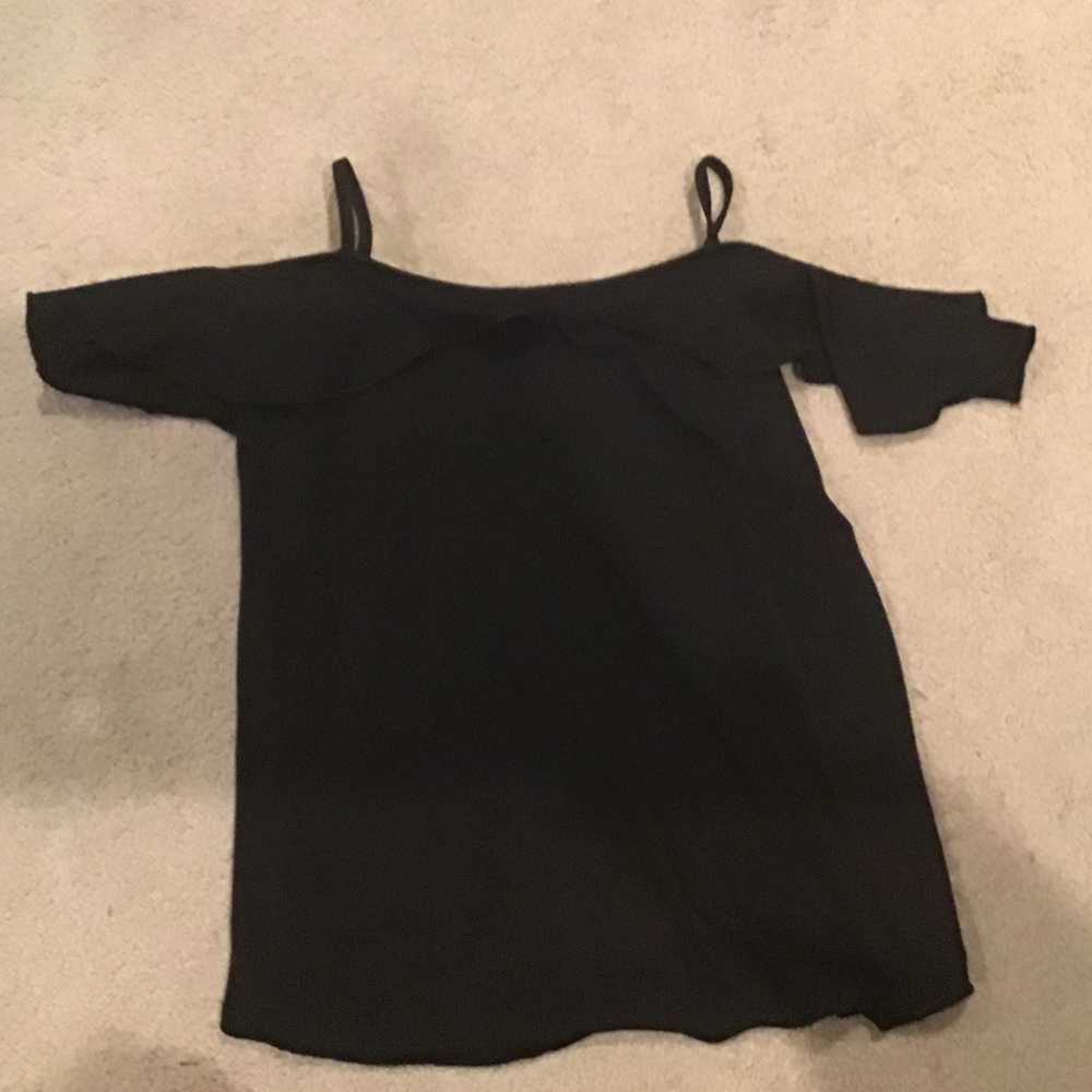 black off the shoulder top